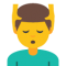 BlobMoji U+1F486-U+200D-U+2642-U+FE0F