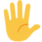 BlobMoji U+1F590-U+FE0F
