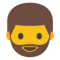 BlobMoji U+1F9D4-U+200D-U+2642-U+FE0F