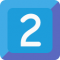 BlobMoji U+32-U+FE0F-U+20E3