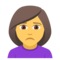 EmojiOne U+1F64D-U+200D-U+2640-U+FE0F