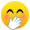 EmojiOne U+1F92D