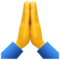 Facebook U+1F64F