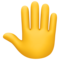 Facebook U+1F91A