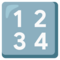 Google U+1F522