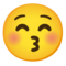 Google U+1F61A