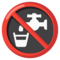 Google U+1F6B1