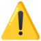 Google U+26A0-U+FE0F
