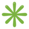 Google U+2733-U+FE0F