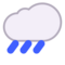 Microsoft U+1F327-U+FE0F
