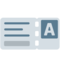 Mozilla U+1F3AB