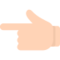 Mozilla U+1F448