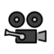 OpenMoji U+1F3A5