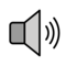 OpenMoji U+1F50A