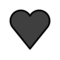 OpenMoji U+1F5A4