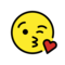 OpenMoji U+1F618
