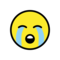 OpenMoji U+1F62D