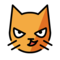 OpenMoji U+1F63C