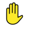 OpenMoji U+270B