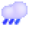 Pixel U+1F327-U+FE0F