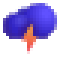 Pixel U+1F329-U+FE0F