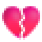 Pixel U+1F494