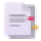 Pixel U+1F4D1