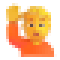 Pixel U+1F64B