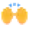 Pixel U+1F64C