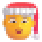 Pixel U+1F9D1-U+200D-U+1F384