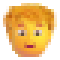 Pixel U+1F9D1-U+200D-U+1F9B1