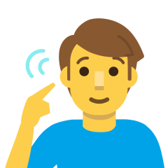 Skype U+1F9CF-U+200D-U+2642-U+FE0F