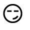 Symbola U+1F60F