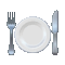 Telegram U+1F37D-U+FE0F