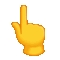 Telegram U+1F446