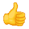 Telegram U+1F44D