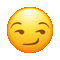 Telegram U+1F60F