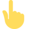 Twitter U+1F446