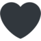 Twitter U+1F5A4