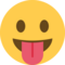 Twitter U+1F61B