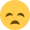 Twitter U+1F61E