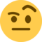 Twitter U+1F928
