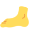 Twitter U+1F9B6