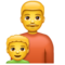 WhatsApp U+1F468-U+200D-U+1F466