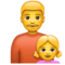 WhatsApp U+1F468-U+200D-U+1F467