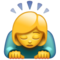 WhatsApp U+1F647-U+200D-U+2640-U+FE0F