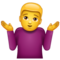 WhatsApp U+1F937-U+200D-U+2642-U+FE0F